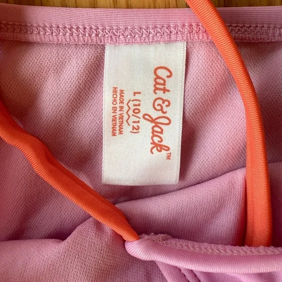 Cat & Jack Pink Pineapple Swim Set - Picture 2 of 4